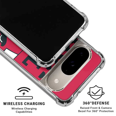 NBA Chicago Bulls Large Logo Google Pixel 10 Clear Case